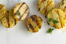 Grilled Herb Potatoes Epicurious Recipe Potato Recipes Food Recipes