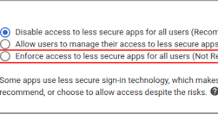 The only thing is you must explicitly enable basic authentication via the allow less secure apps option in gmail. Google Workspace Updates Limiting Access To Less Secure Apps To Protect G Suite Accounts