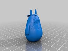 Totoro With Leaf By Rb Horizon Thingiverse In 2020 Totoro My Neighbor Totoro Model Making