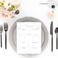 Complete menus from cocktail hour to desserts. Holiday Party Menu Template Free Printable Saturdaygift