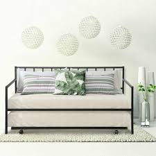 Florent twin daybed with trundle. Ebern Designs Wampum Twin Metal Daybed With Trundle Wayfair