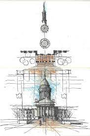 Pin On Architectural Sketches Drawings
