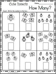 Count The Cute Insects Free Math Worksheet For K Madebyteachers Kindergarten Math Worksheets Free Preschool Math Worksheets Kindergarten Math Worksheets