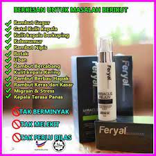 Penawar rambut gugur paling banyak testimoni yang gempaq! Feryal Argan Oil Original Shopee Malaysia