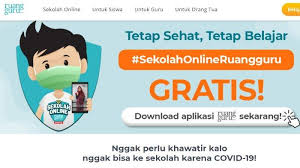 Sekolah Online Ruangguru Alternatif E Learning Gratis Di Rumah Untuk Siswa Halaman 2 Tribunnews Com Mobile