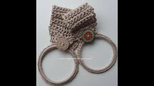 Maybe you would like to learn more about one of these? Crochet Kitchen Towel Holder Fast And Easy Easycrochet Howto Kitchen Hackovanie Youtube