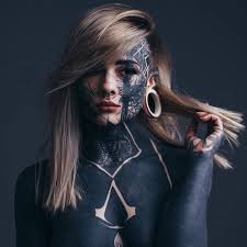 Millions of cool stickers designed by independent artists. Scottish Model Nadine Anderson Has Spent Over 20 000 To Cover Herself In Tattoos
