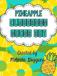 Circleware 76860 golden cactus stemless wine glasses set of 4 home party entertainment dining beverage drinking glassware cups for water liquor whiskey beer and farmhouse decor 18.9 oz. Pineapple Classroom Theme Worksheets Teaching Resources Tpt