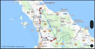 What Is The Distance From Hat Yai Thailand To Betong Thailand Google Maps Mileage Driving Directions Flying Distance Fuel Cost Midpoint Route And Journey Times Mi Km