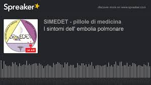 I segni clinici includono bassa … I Sintomi Dell Embolia Polmonare Youtube