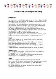 Check spelling or type a new query. Elternbrief Zur Eingewohnung
