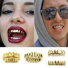 Since they are plated with gold, they are also very shiny. Cool Gold Plated Hip Hop Teeth Grillz Top Bottom Teeth Mouth Grills Gangster Shopee Philippines