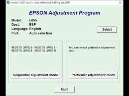 Epson L655 Adjustment Program 100 Work Epson Programming Video Full