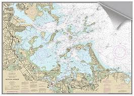 Maptech Boston Outer Harbor Ma Decorative Nautical Chart