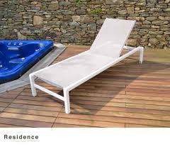 Bain De Soleil Capri Blanc Residence Mobilier Jardin Bain De Soleil Mobilier Design