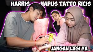 Ricis dan harris kelabakan pas diminta kasih liat chat mereka pagi pagi ambyar 6 1 21 p1. Akhirnya Harris Hapus Tatto Ricis Otw Pulang Ii Harrisvriza Entertainment Youtube