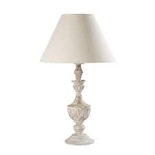 44 cm • longueur du câble avec prise: Lampe De Chevet Bois Et Abat Jour En Tissu Beige H 72 Cm Marjolaine