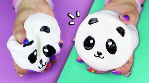 Diy Panda Squishy Make Your Own Squishies Panda Craft Squishies Diy Homemade Squishies
