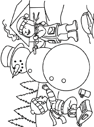 Its a festive design that allows you to vary your colors and play with shadows and highlights over a large area. Making A Snowman Coloring Page Crayola Com