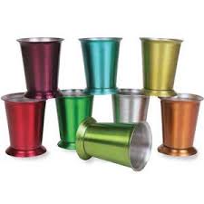 Pewter mint julep cup with golf bag appliqué. Custom Imprint Mint Julep Cups Promotional Product Ideas By Imprintitems Com