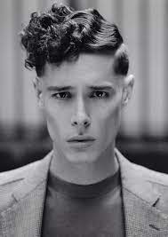 Classic Finger Waves On Men S Curly Hair Men S Hair Classic Hollywood Hair Curly Hair Men Mens Hairstyles Mens Hairstyles Short