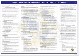 Laborlawcenter™ has helped thousands of businesses maintain labor law compliance since 1999 and is the internet's number one source for labor law posters. Labour Act Posters Downloads