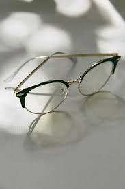 Logan Half Frame Blue Light Glasses Cute Glasses Frames Fashion Eye Glasses Womens Glasses Frames