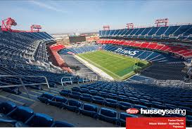 After a confusing season due to an undesignated home venue, the oilers became the tennessee titans starting in 1999 to mark their transition to adelphia coliseum (now known as nissan stadium). Nissan Stadium Hussey Seating Company