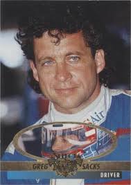 Greg Sacks Vintage NASCAR Hero Card