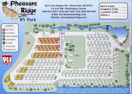 Pheasant Ridge Site Map Rv Parks Rv Parks And Campgrounds Best Rv Parks