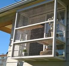 Connected outside cat enclosures with an enclosed tree | cuckoo4design. Catio Kits Cat Enclosure Catio Outdoor Cat Enclosure