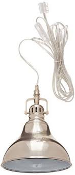 Light fixture number of lights. Globe Electric 65440 1 Light Steel Plug In Pendant Globe Https Www Amazon Com Dp B01i3d7594 Ref Cm Sw R Pi Globe Electric Silver Plugs Rustic Ceiling Fan
