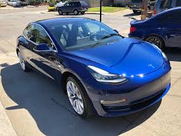 Took it to get wrapped with suntek ultra and coated with gyeon q2 mohs the very next morning. 2018 Tesla Model 3 Blue Detailership