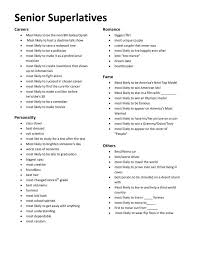 Image Result For Senior Most Ideas Senior Yearbook Ideas Yearbook Superlatives Senior Superlatives