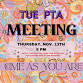 TUE PTA meeting event image
