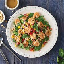 Honey Lime Grilled Shrimp Salad Recipe From H E B Recipe Grilled Shrimp Salad Grilled Shrimp Shrimp Salad