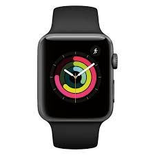 Buy Apple Watch Series 3 Mtf32ll A 42mm Space Gray With Black Sport Band Online Lulu Hypermarket Bahrain
