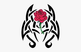 The black ink pops up these symbols and makes it look breathtaking. Picture Black And White Stock Tattoo Ideas Designs Tribal Rose Designs Png Image Transparent Png Free Download On Seekpng