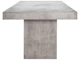 Moe S Home Outdoor Dark Grey 35 Wide Concrete Rectangular Dining Table Concrete Top Dining Table Concrete Outdoor Table Concrete Outdoor Dining Table