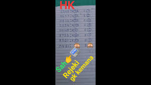Rumus Jitu Kepala Ekor Hk 06 11 2020 Top Kepala Youtube