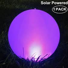 Decor De Fete Piscine Mariage Plage Jardin 1pack Lampe Solaire Exterieur Boule Lumineuse Exterieure Solaire A Del Lampe Flottante Etanche Ip68 Pour Lumiere Solaire Changeante De Couleur Exterieure Luminaires Eclairage Luminaires Exterieur
