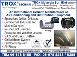 For this magazine there is no download available. Trox Malaysia Sdn Bhd Air Conditioning Equipment Systems In Negeri Sembilan