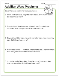 Types of word problems that 6th graders should be able to solve. 10 Amazing 1st Grade Math Word Problems Worksheets Samples Worksheet Hero