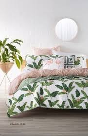 Pink Tropical Bedroom Luxury Green Pale Pink Enveloped In White Makes A Calming Tropical Tropical Bedrooms Bedroom Design Bedroom Green