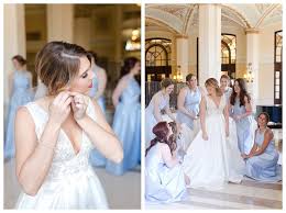The Historic Onesto Canton Ohio Wedding The Cannons Photography Bride Getting Ready Soft Blue Wedding Soft Blue Wedding Ohio Wedding Blue Wedding