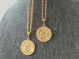 Roper long sleeve snap shirt ~ jade paisley. Patron Saint Of Travelers Women Religious Jewelry For Men Saint Christopher Gold Medallion Coin Necklace 2 Mm French Rope Chain Jewelry Pendants Valresa Com
