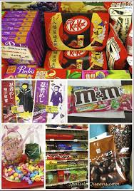 An Assortment Of Candy In Japan We Tried A Lot Of It Thumbs Up For The Kit Kats Caramel Apple M Ms And Chocolate Covere Corn Puffs Kit Kat Caramel
