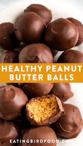 Healthy Peanut Butter Balls Made With 5 Ingredients Recipe Healthy Peanut Butter Balls Healthy Peanut Butter Healthy Sweets