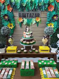 Birthday Party Ideas Photo 1 Of 7 Safari Birthday Party Jungle Theme Birthday Party Jungle Birthday Party