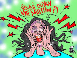 Kadina Siddete Hayir Karikatur Google Da Ara Karikatur Resim Kadin